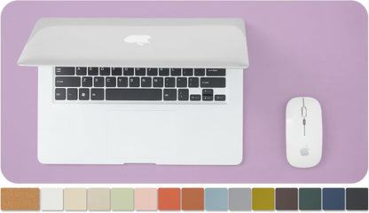 Cork Desk Mat - Dual-Sided Desk Pad for Office and Home - Desk Organization and Accessories - Ideal for Large Mouse Pad and Desk Mats on Top of Desks(Light Green,80Cmx 40Cm)