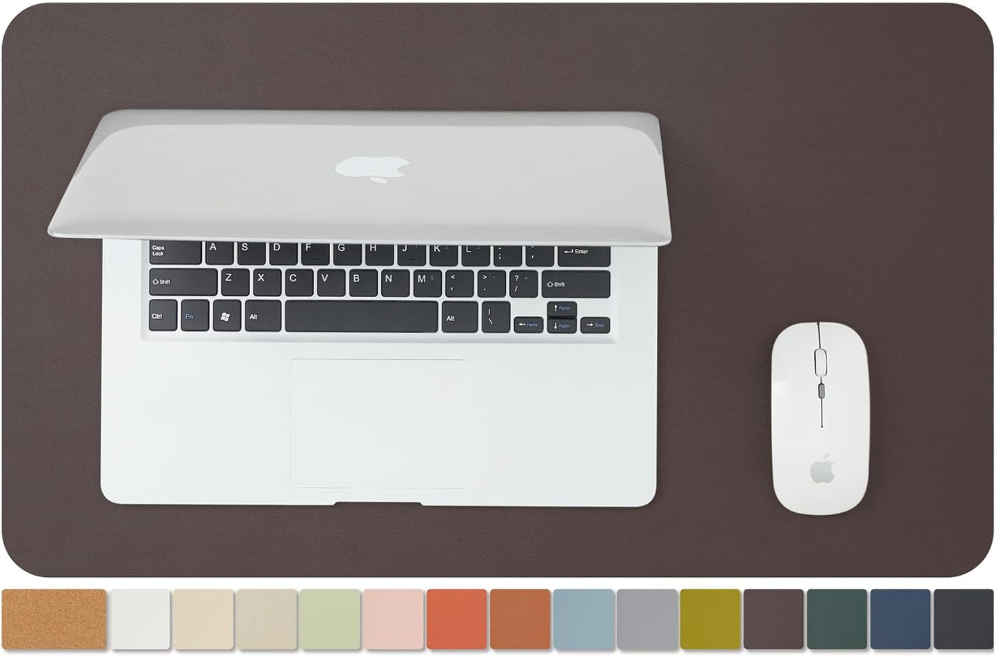 Cork Desk Mat - Dual-Sided Desk Pad for Office and Home - Desk Organization and Accessories - Ideal for Large Mouse Pad and Desk Mats on Top of Desks(Light Green,80Cmx 40Cm)