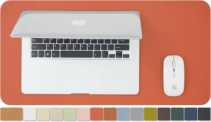 Cork Desk Mat - Dual-Sided Desk Pad for Office and Home - Desk Organization and Accessories - Ideal for Large Mouse Pad and Desk Mats on Top of Desks(Light Green,80Cmx 40Cm)