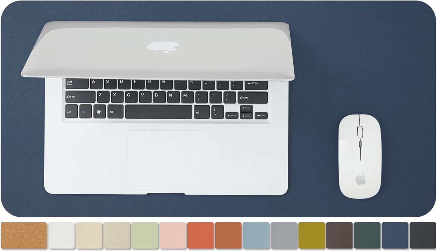 Cork Desk Mat - Dual-Sided Desk Pad for Office and Home - Desk Organization and Accessories - Ideal for Large Mouse Pad and Desk Mats on Top of Desks(Light Green,80Cmx 40Cm)