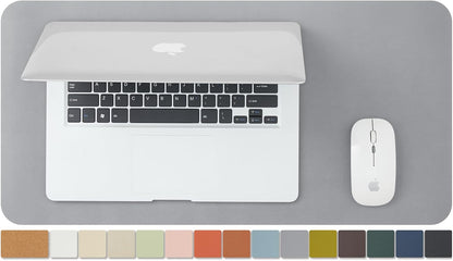 Cork Desk Mat - Dual-Sided Desk Pad for Office and Home - Desk Organization and Accessories - Ideal for Large Mouse Pad and Desk Mats on Top of Desks(Light Green,80Cmx 40Cm)