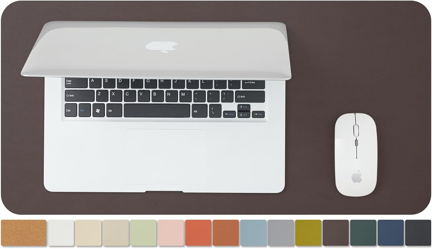 Cork Desk Mat - Dual-Sided Desk Pad for Office and Home - Desk Organization and Accessories - Ideal for Large Mouse Pad and Desk Mats on Top of Desks(Light Green,80Cmx 40Cm)