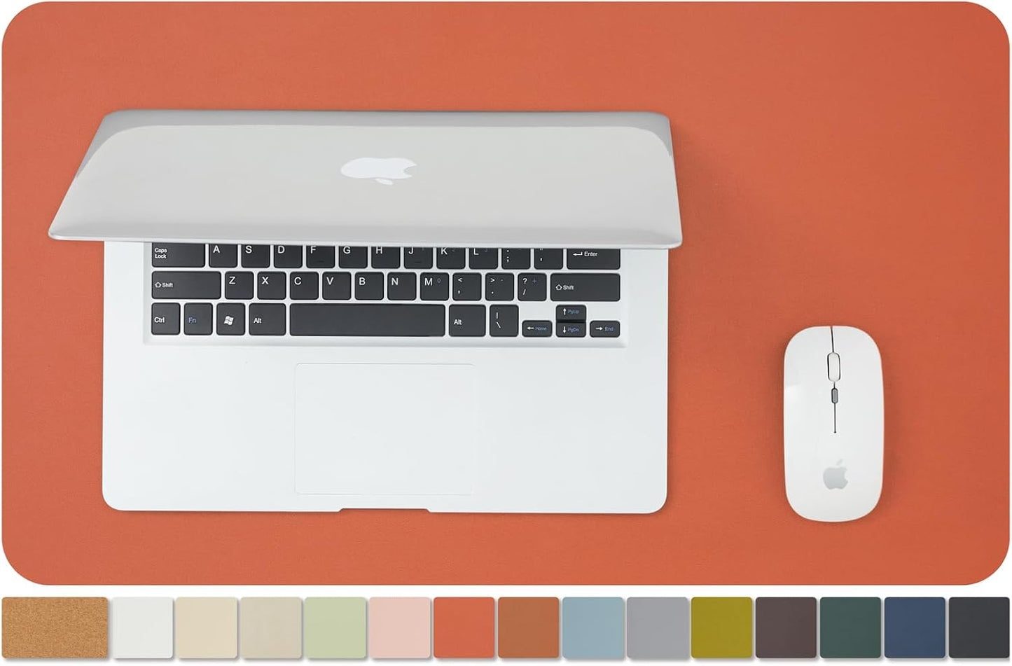 Cork Desk Mat - Dual-Sided Desk Pad for Office and Home - Desk Organization and Accessories - Ideal for Large Mouse Pad and Desk Mats on Top of Desks(Light Green,80Cmx 40Cm)