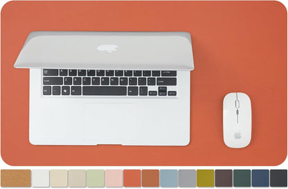 Cork Desk Mat - Dual-Sided Desk Pad for Office and Home - Desk Organization and Accessories - Ideal for Large Mouse Pad and Desk Mats on Top of Desks(Light Green,80Cmx 40Cm)