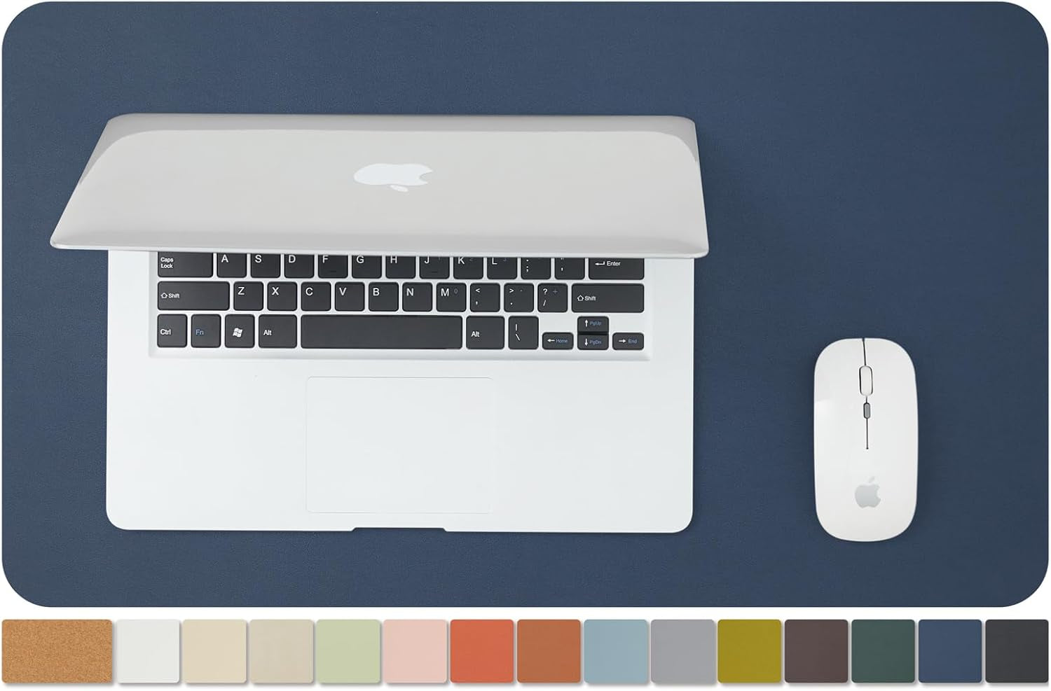 Cork Desk Mat - Dual-Sided Desk Pad for Office and Home - Desk Organization and Accessories - Ideal for Large Mouse Pad and Desk Mats on Top of Desks(Light Green,80Cmx 40Cm)